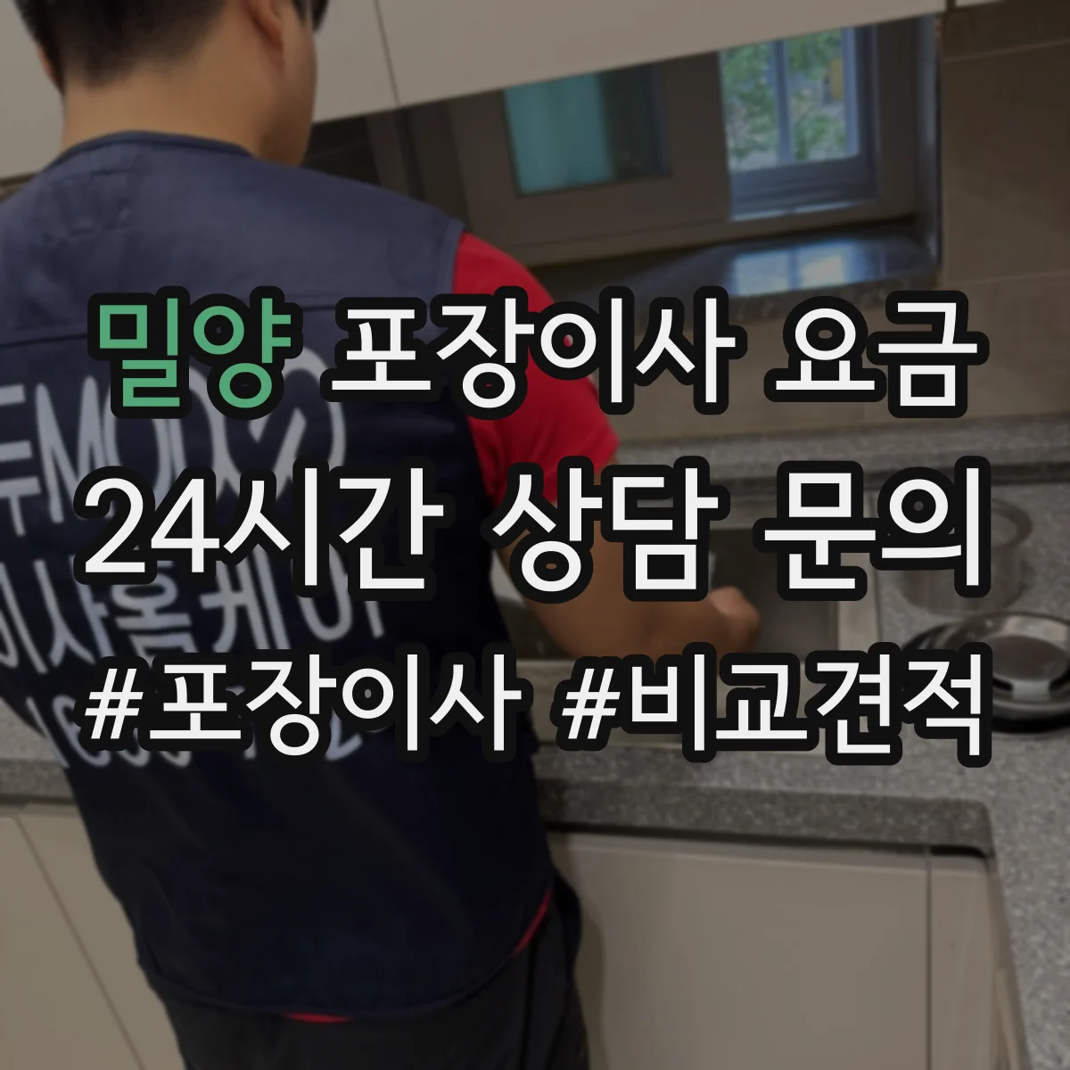 밀양 포장이사 요금 계약 전 박스·테이프 포함 여부 궁금증