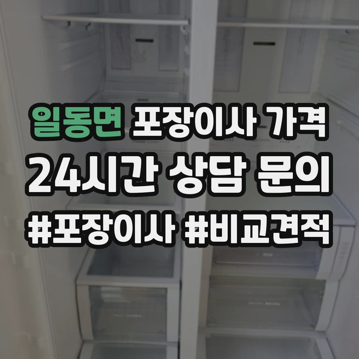 일동면 포장이사 가격