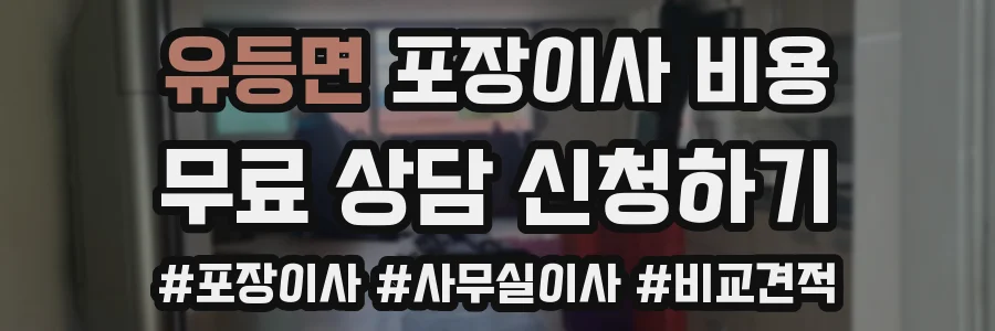 유등면 포장이사 비용