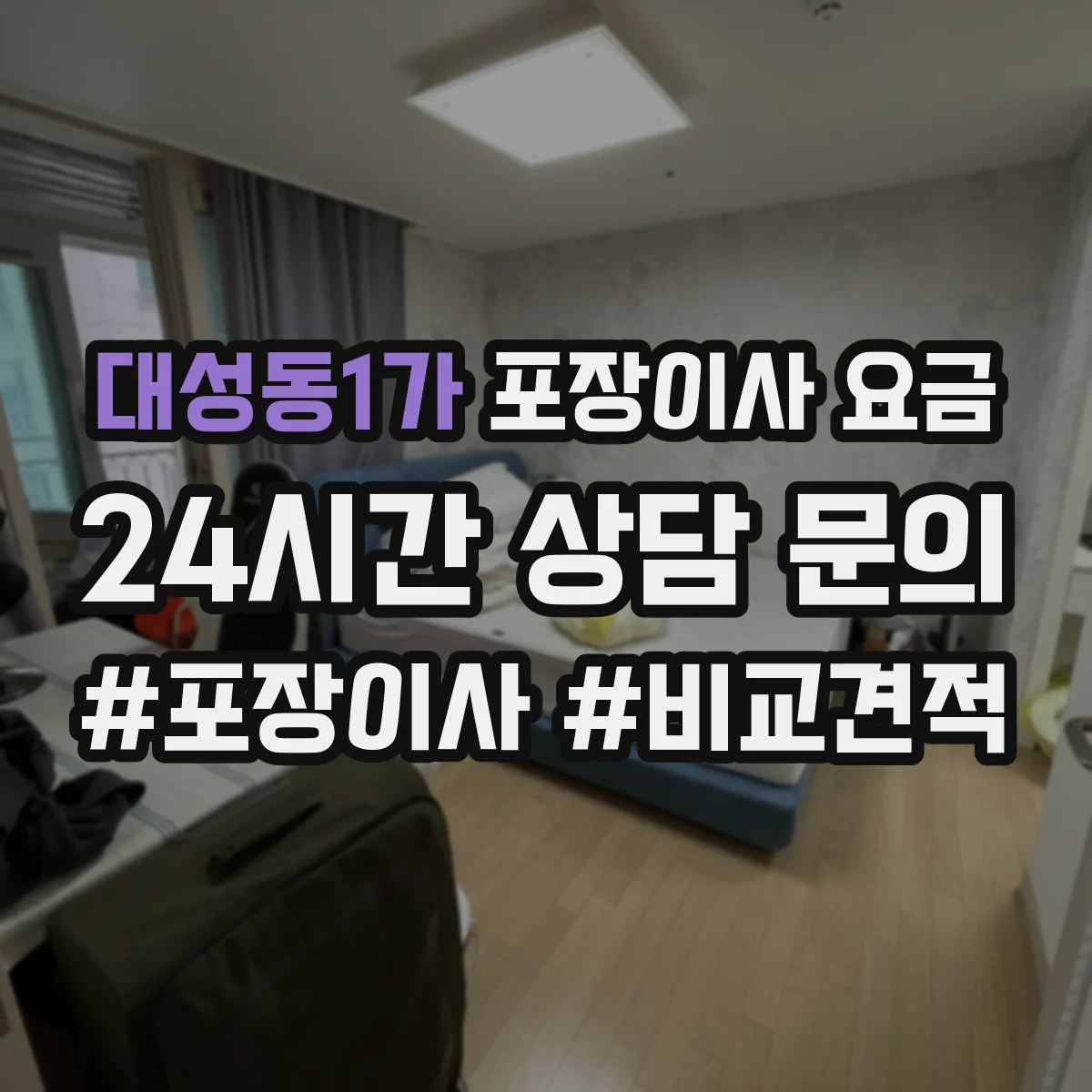 대성동1가 포장이사 요금