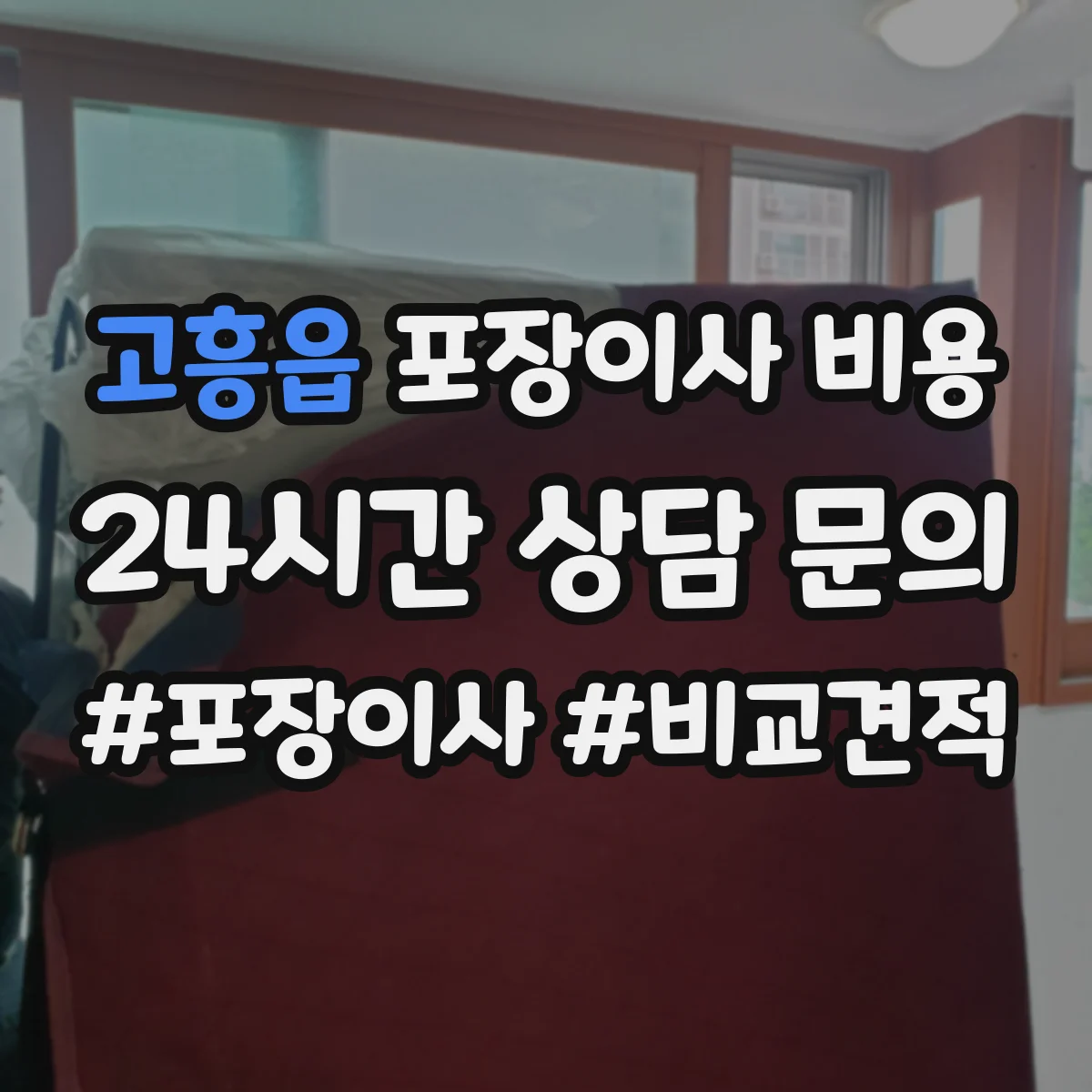 고흥읍 포장이사 비용