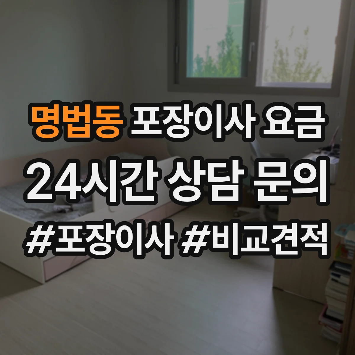 명법동 포장이사 요금