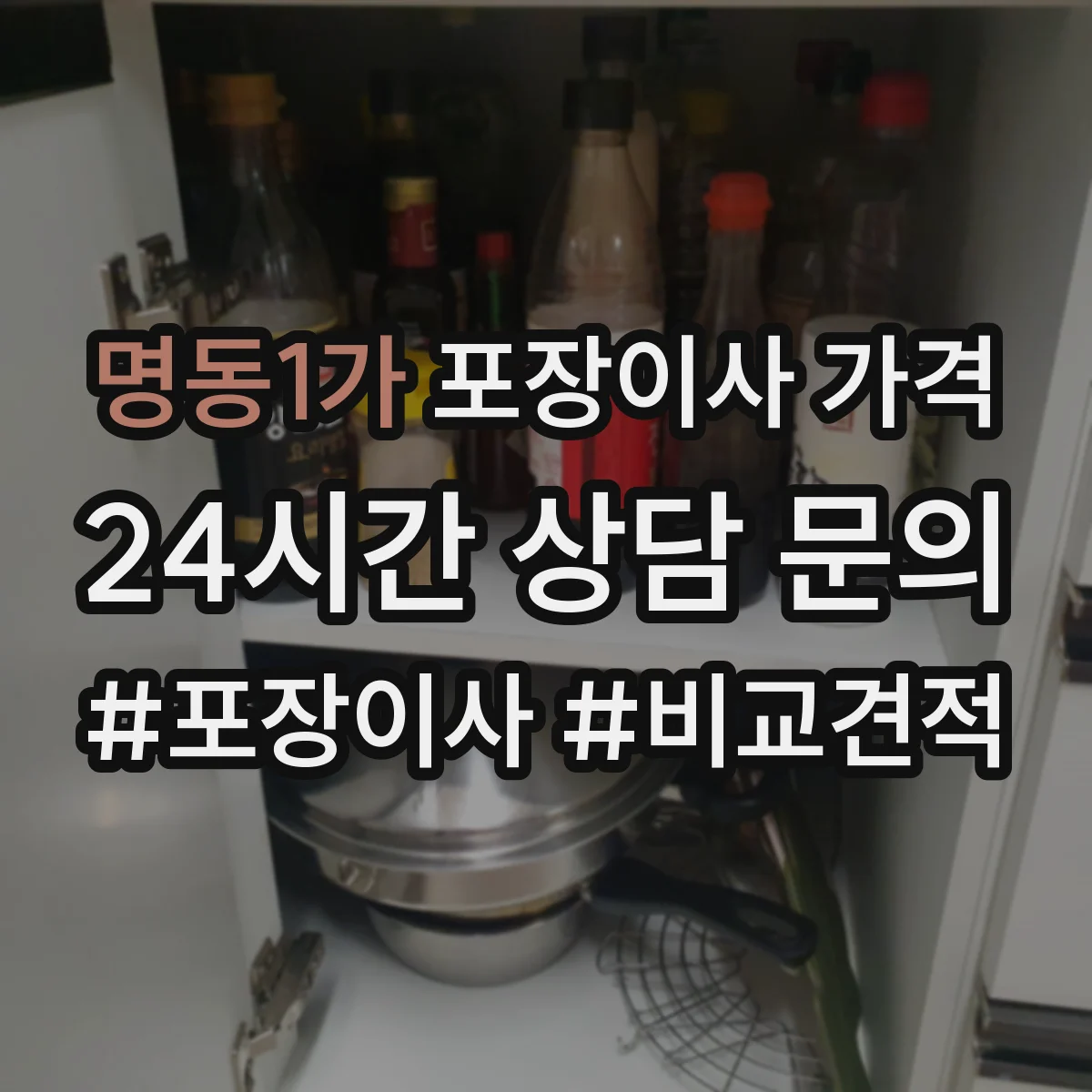 명동1가 포장이사 가격