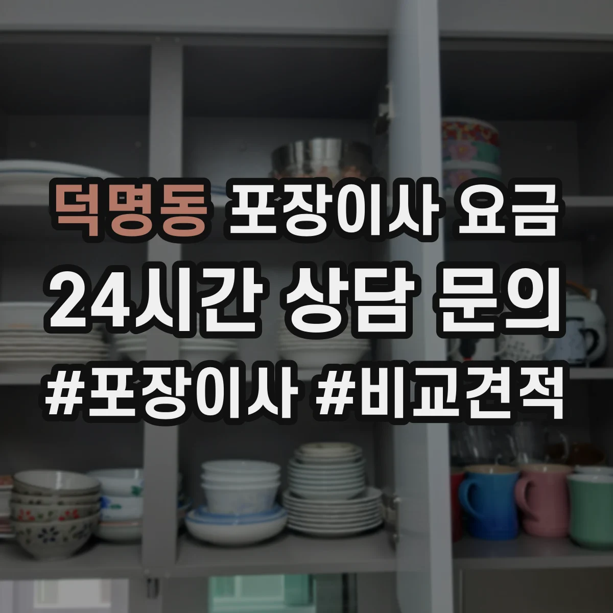 덕명동 포장이사 요금
