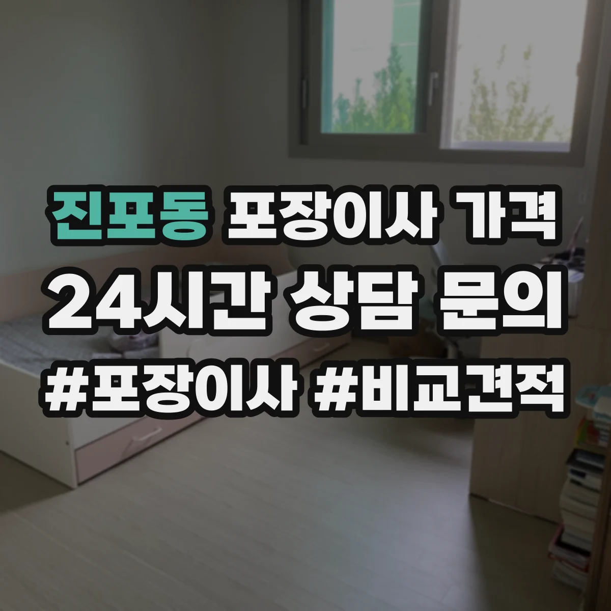 진포동 포장이사 가격