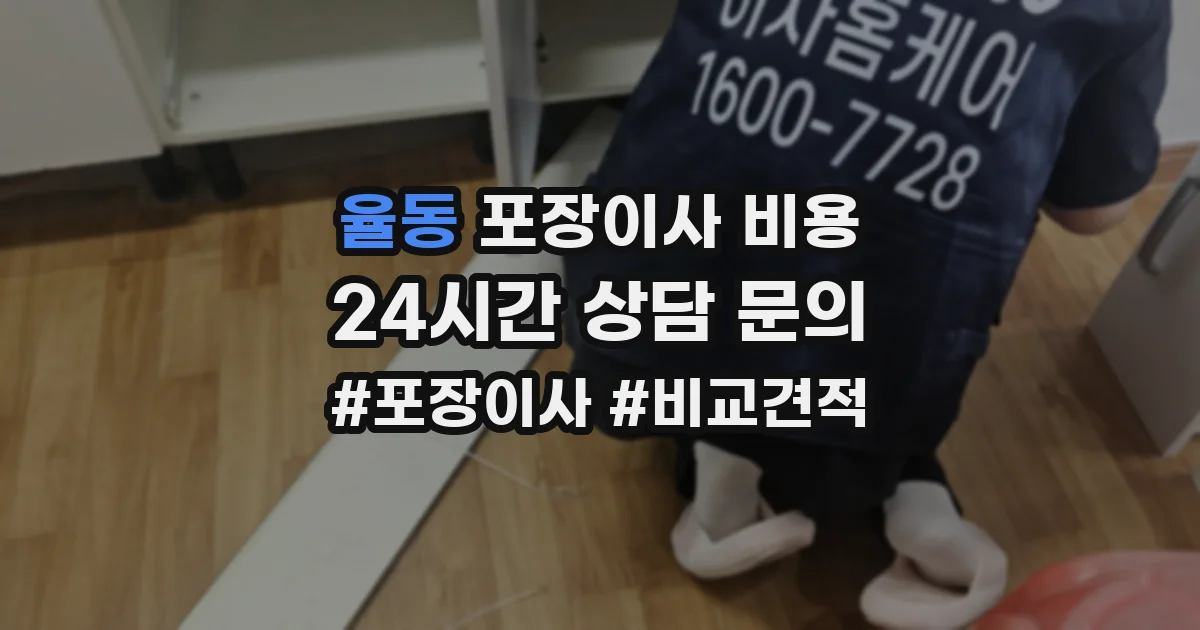 율동 포장이사 비용