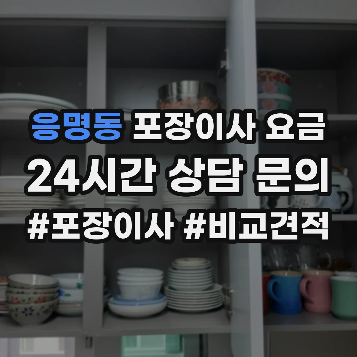 응명동 포장이사 요금