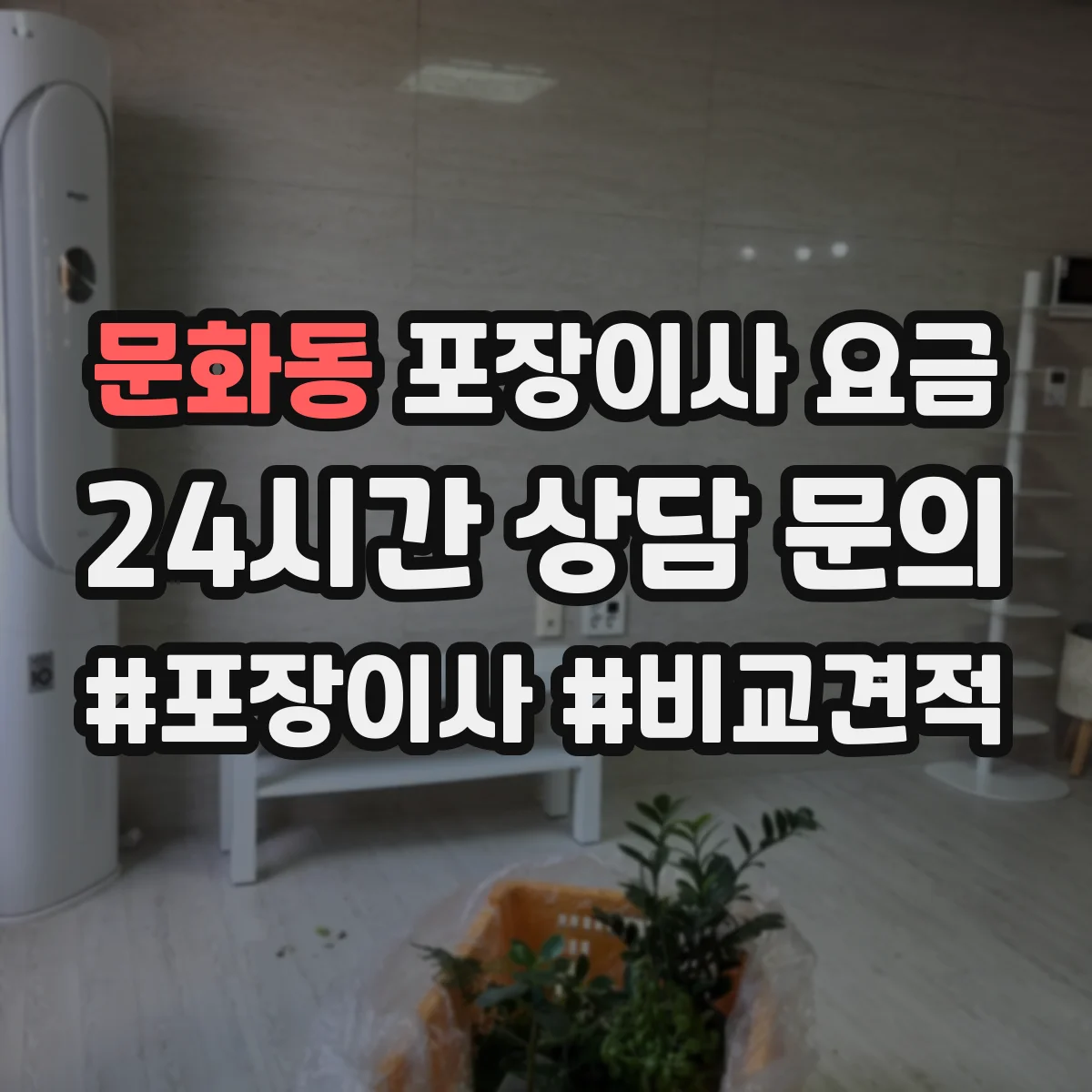 문화동 포장이사 요금