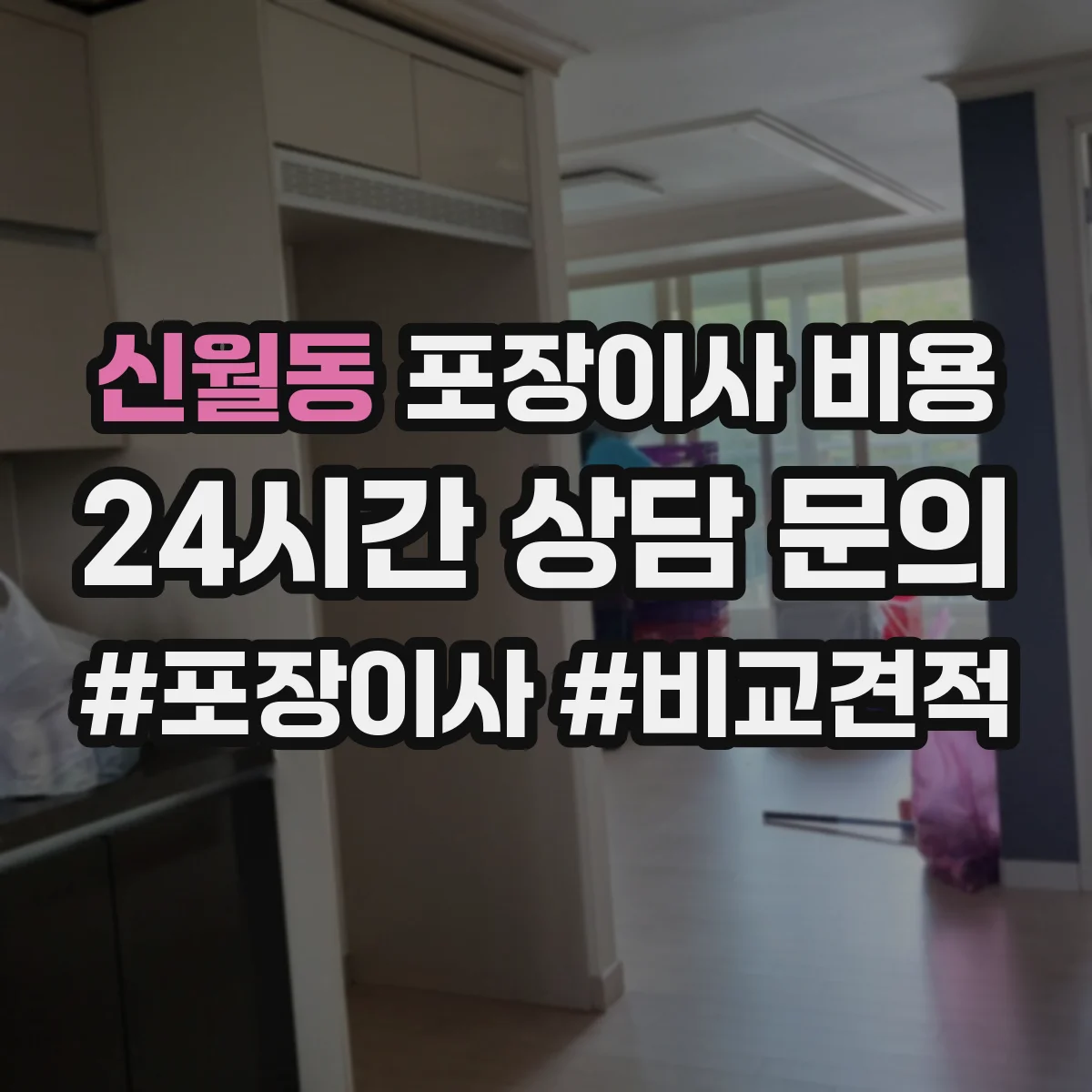 신월동 포장이사 비용