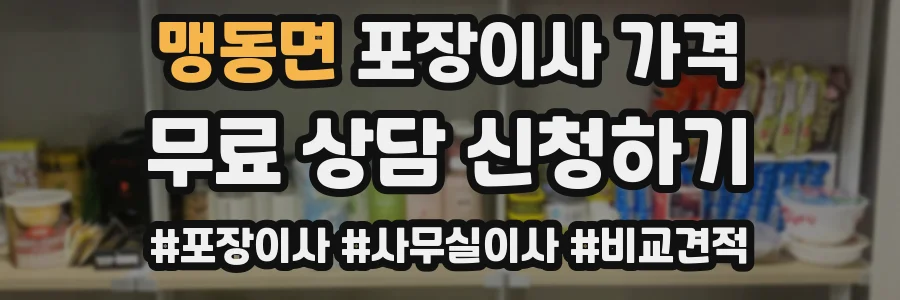 맹동면 포장이사 가격
