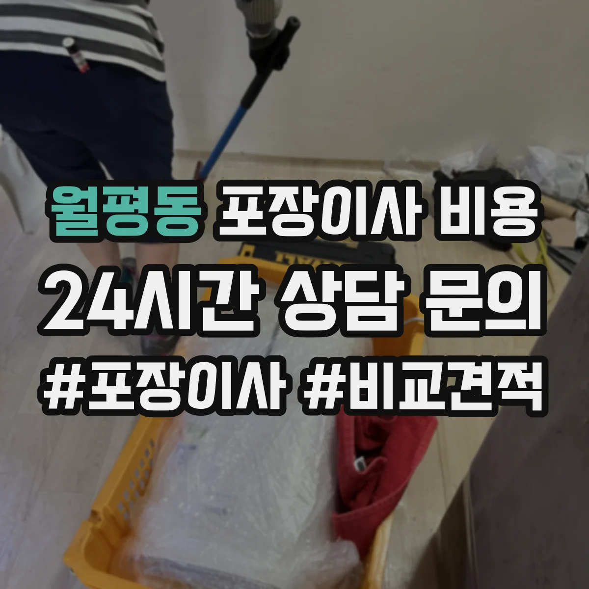 월평동 포장이사 비용