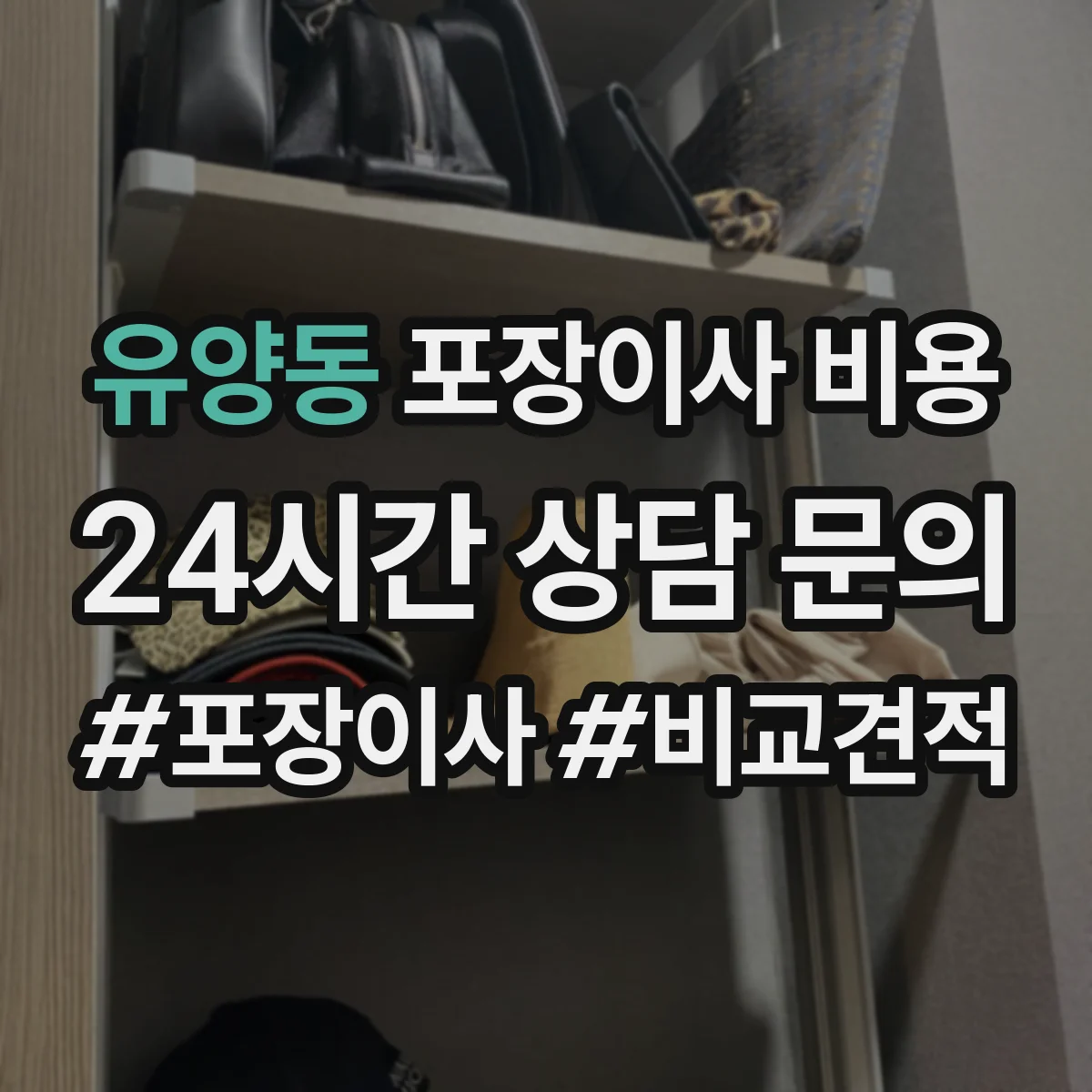 유양동 포장이사 비용
