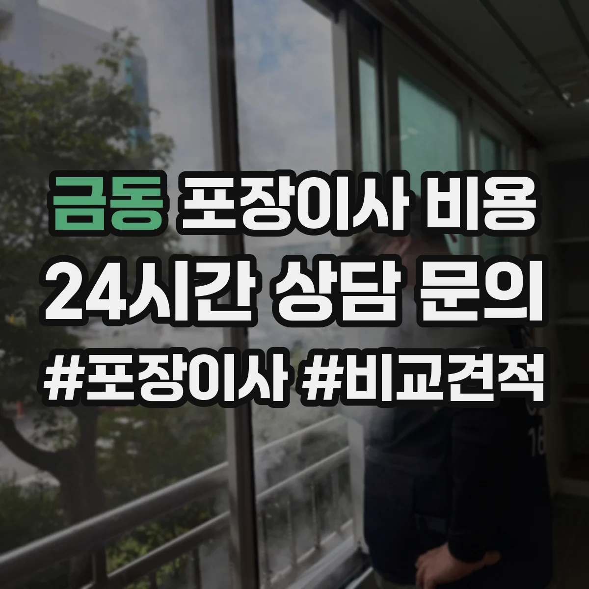 금동 포장이사 비용
