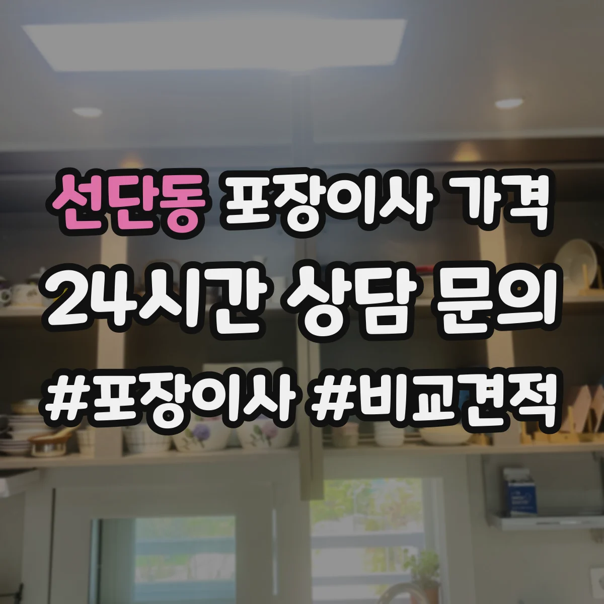 선단동 포장이사 가격