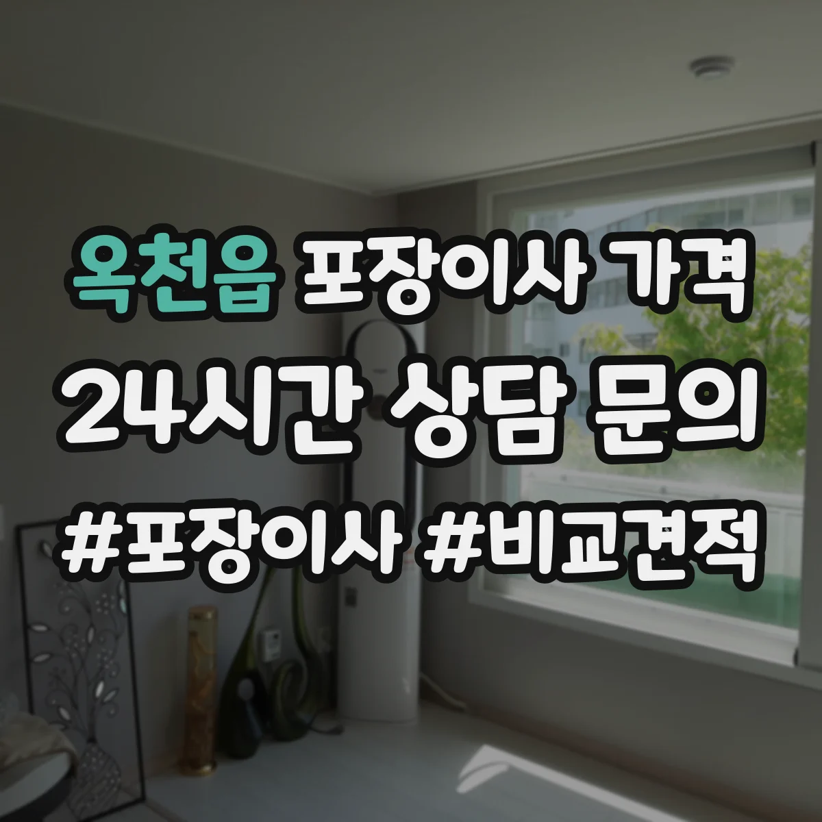 옥천읍 포장이사 가격