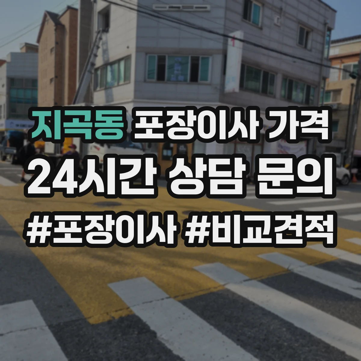 지곡동 포장이사 가격
