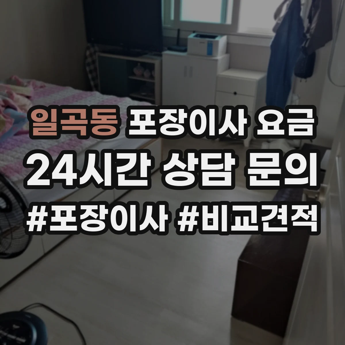일곡동 포장이사 요금