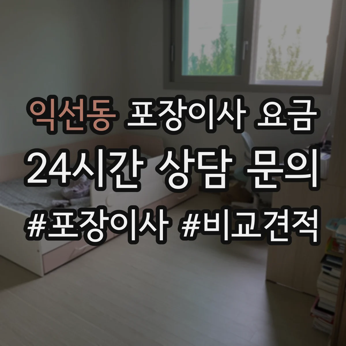 익선동 포장이사 요금