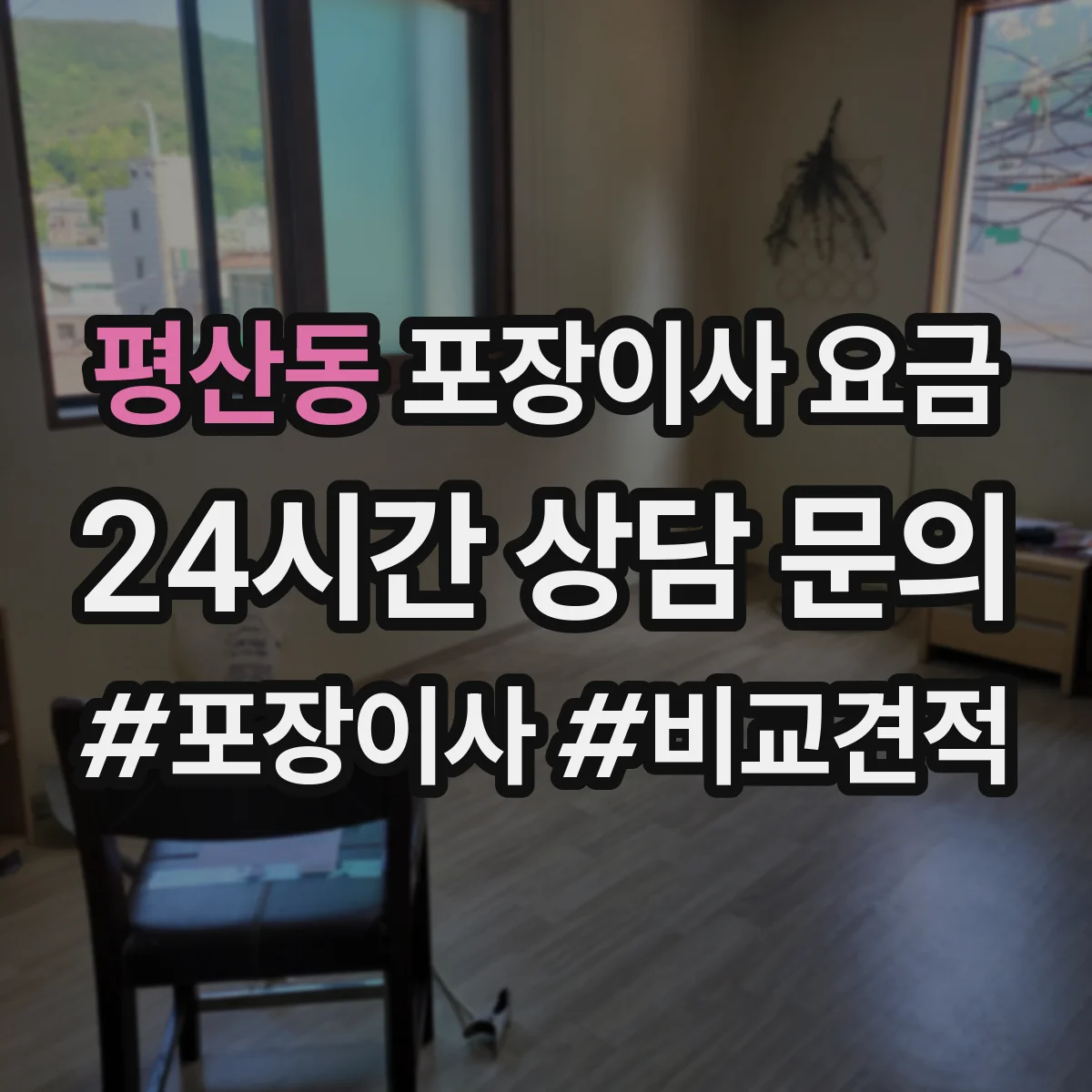 평산동 포장이사 요금