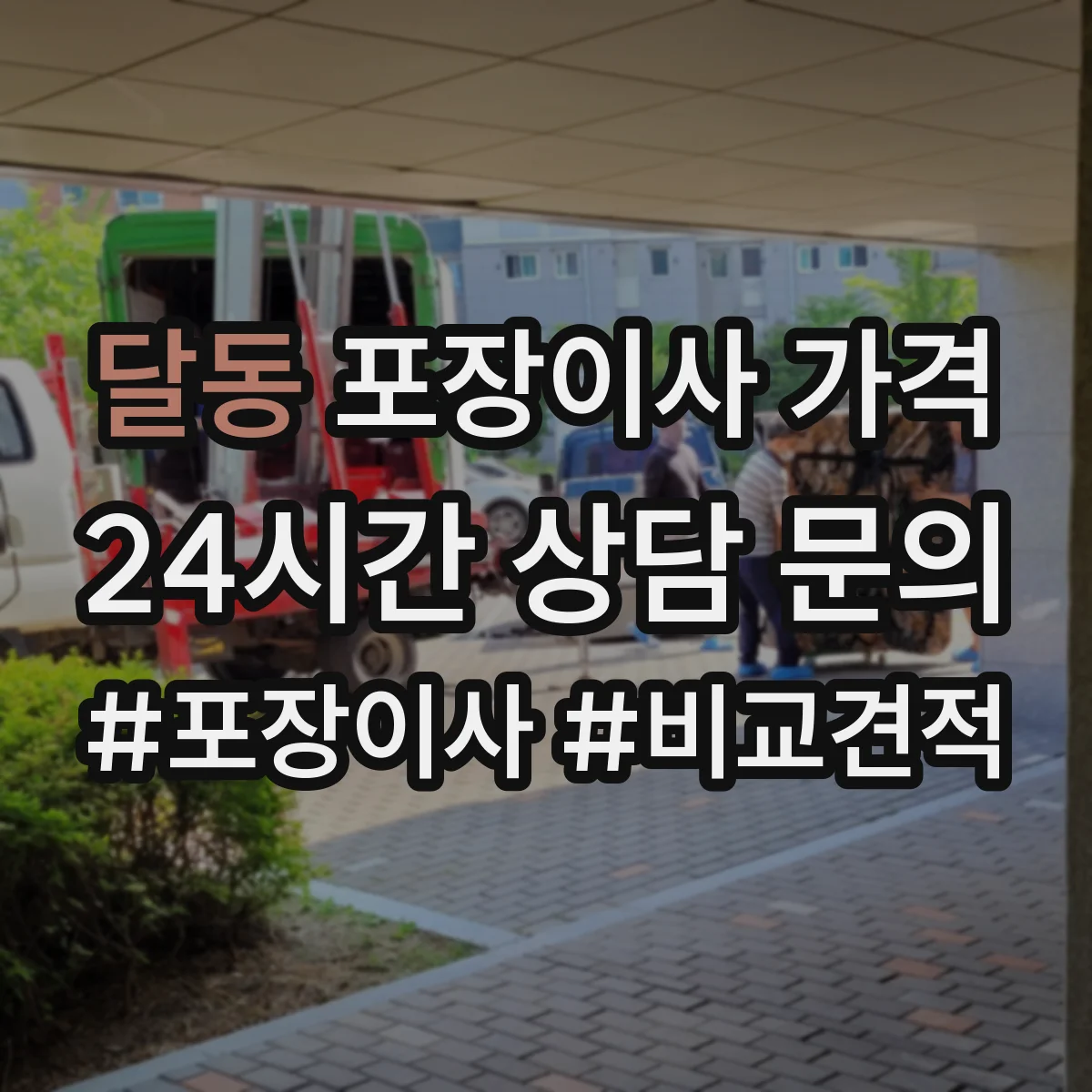 달동 포장이사 가격