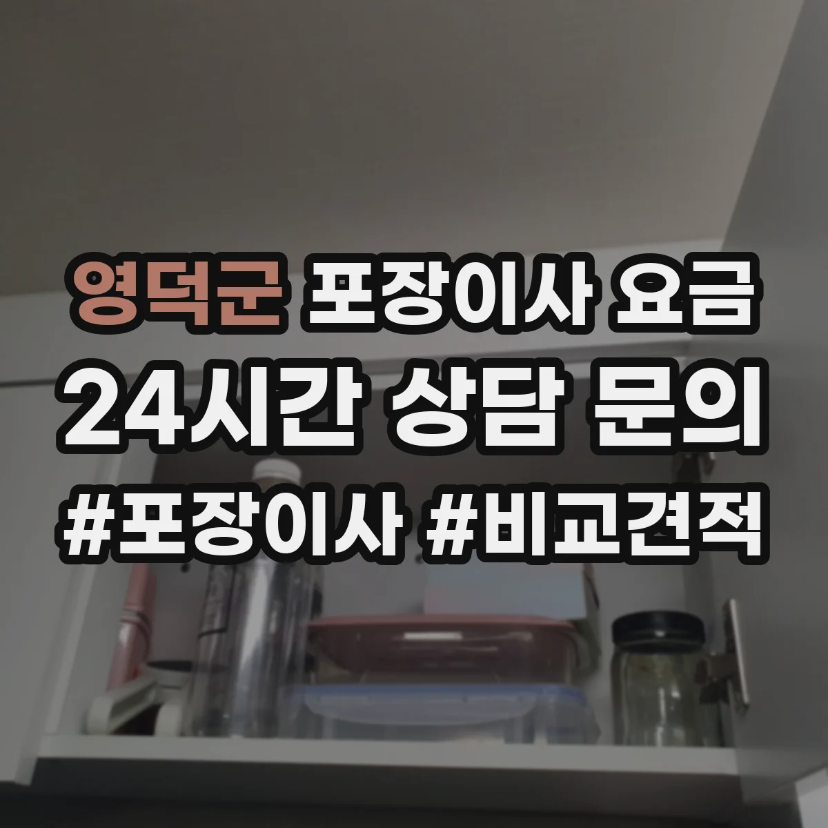 영덕군 포장이사 요금 창고 입고·인수 시간대별 견적 차이
