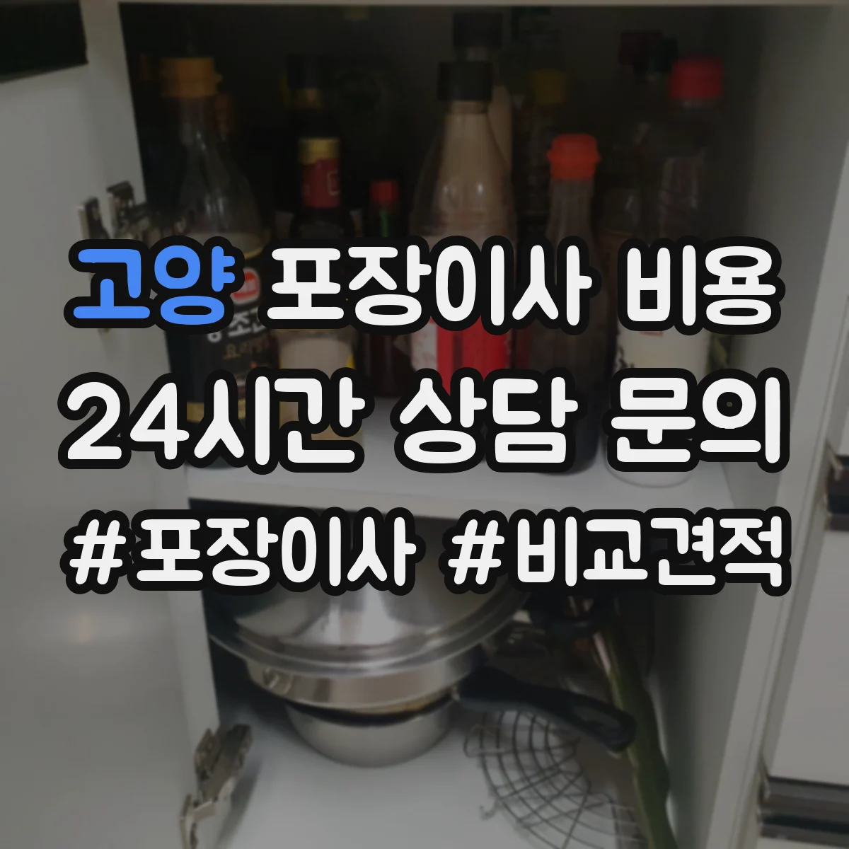 고양 포장이사 비용 보험·파손보상 비용 포함 여부 먼저 확인