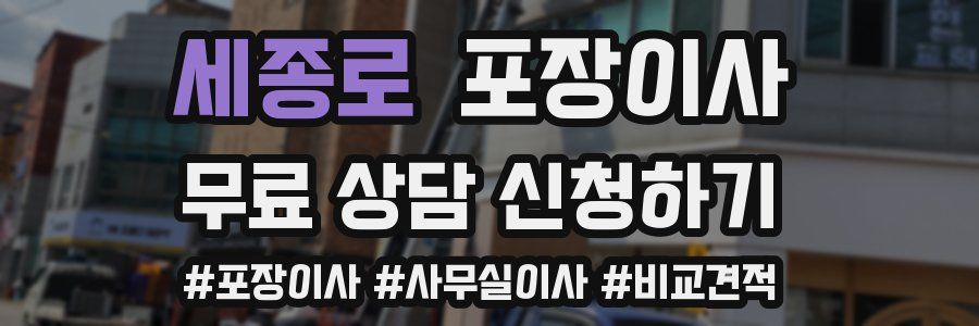 세종로 포장이사