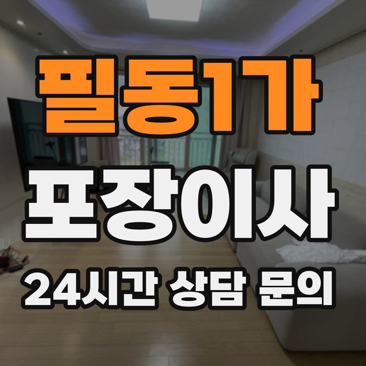 필동1가 포장이사