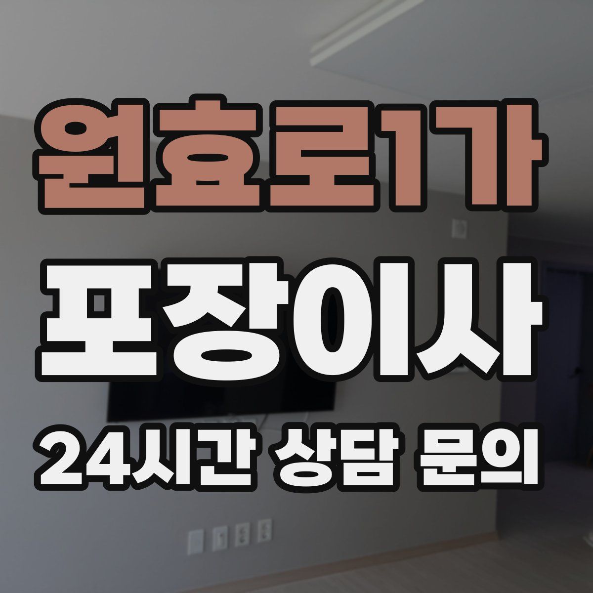 원효로1가 포장이사