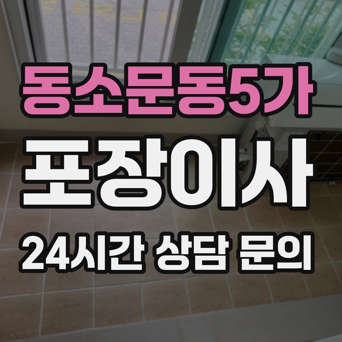 동소문동5가 포장이사 화분이 많은 집은 이동 방법이 따로 필요하다