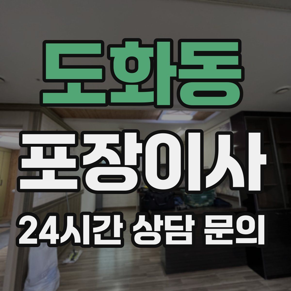 도화동 포장이사