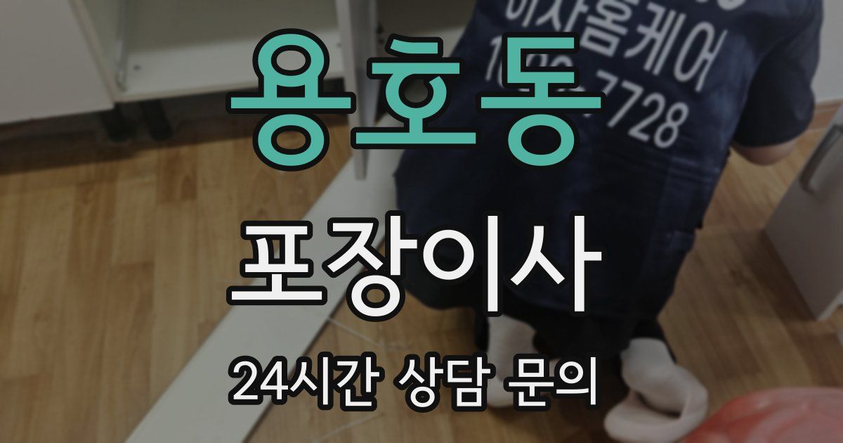 용호동 포장이사