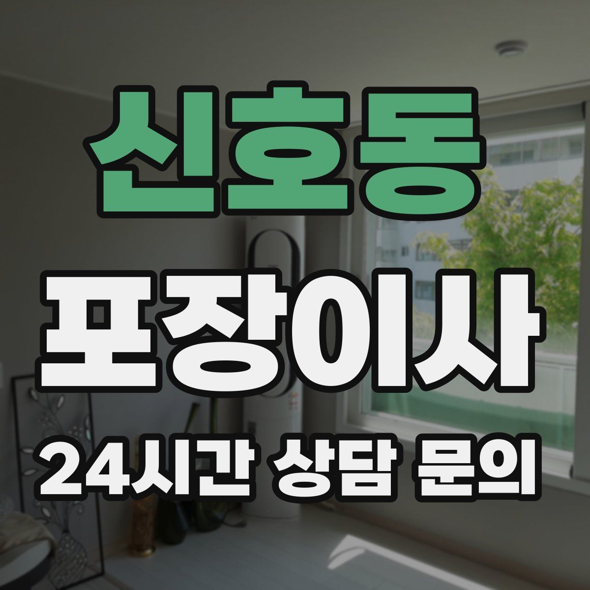 신호동 포장이사