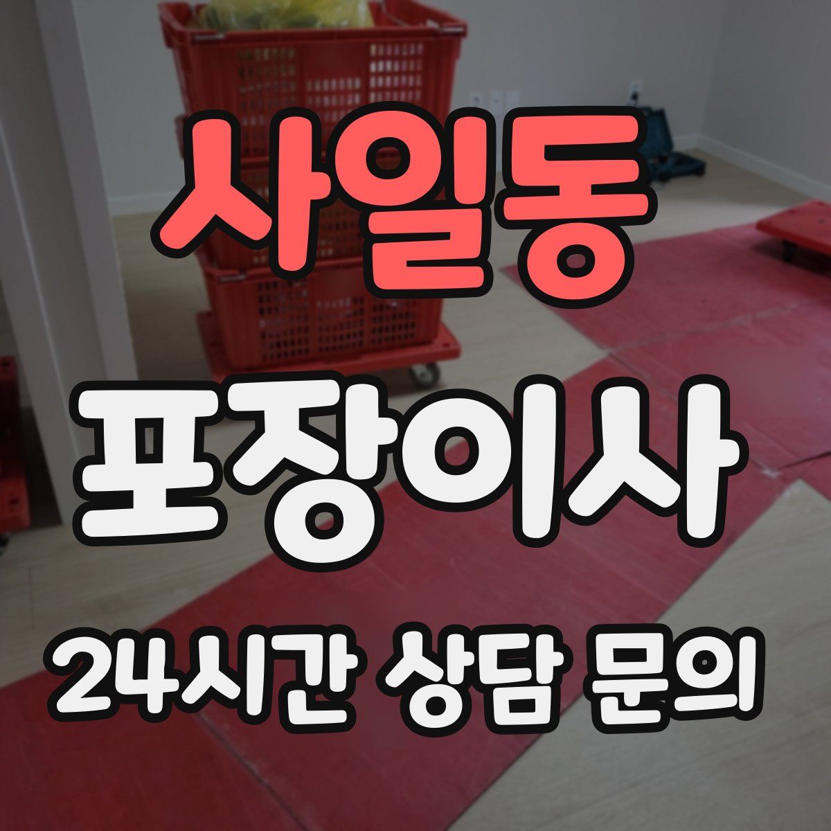 사일동 포장이사