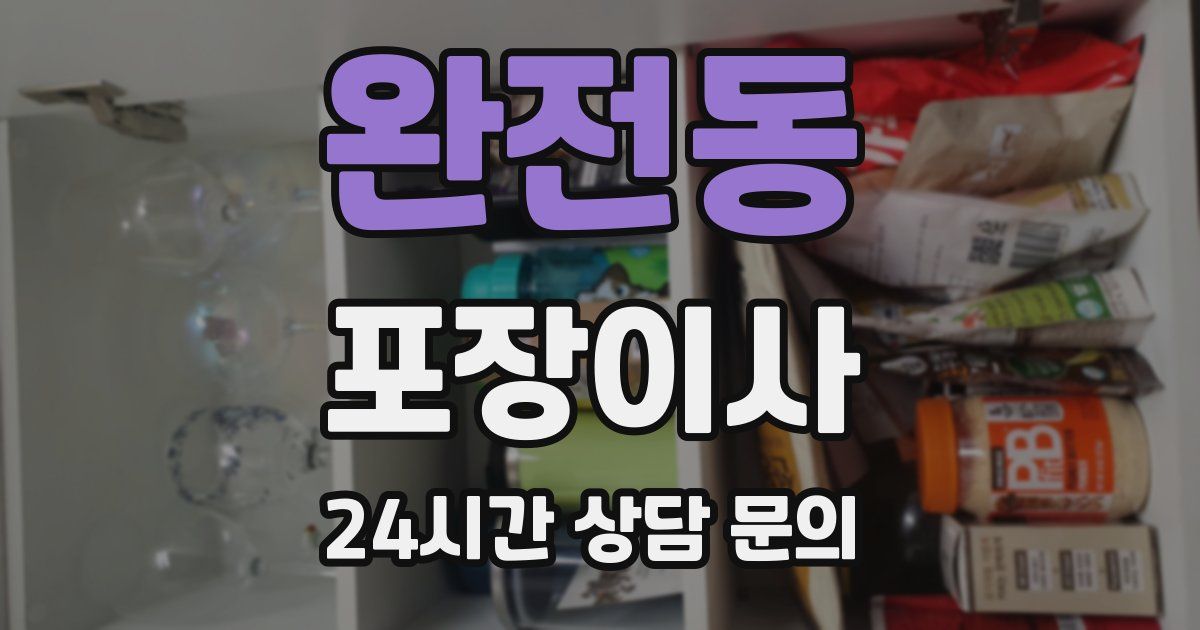 완전동 포장이사