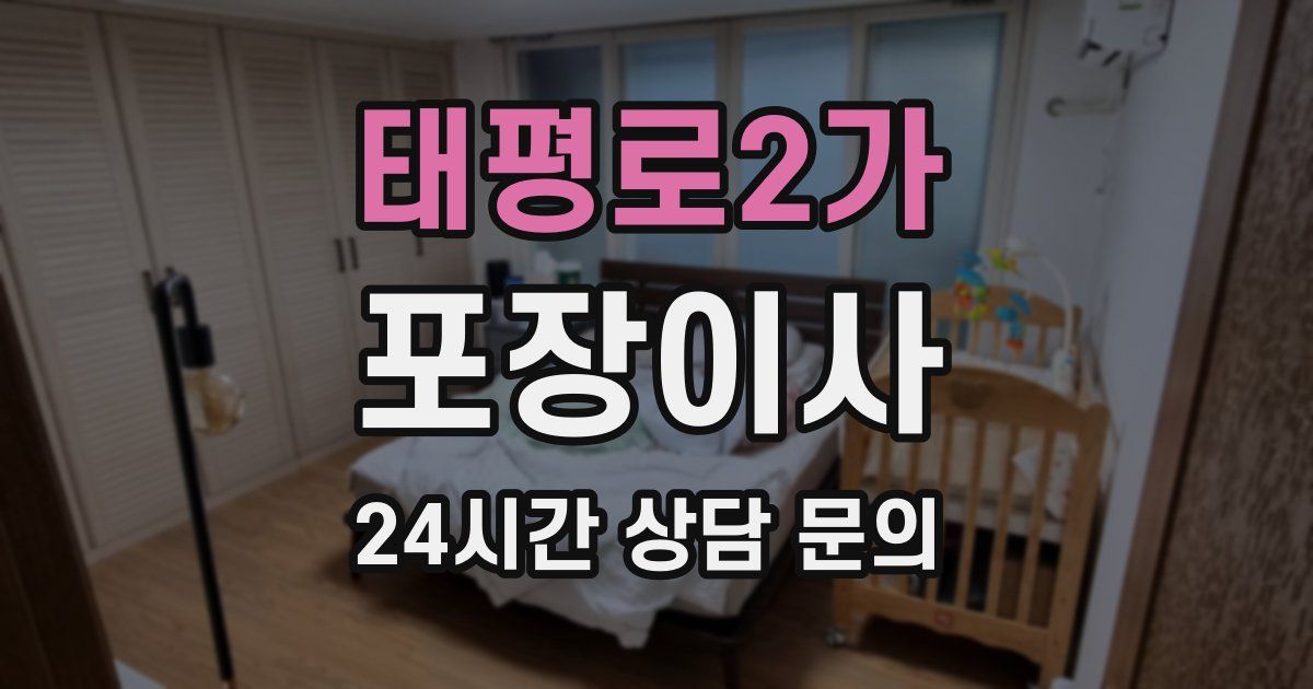 태평로2가 포장이사