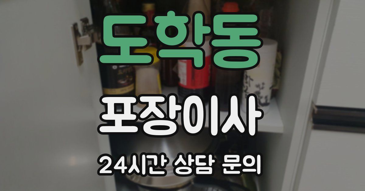 도학동 포장이사