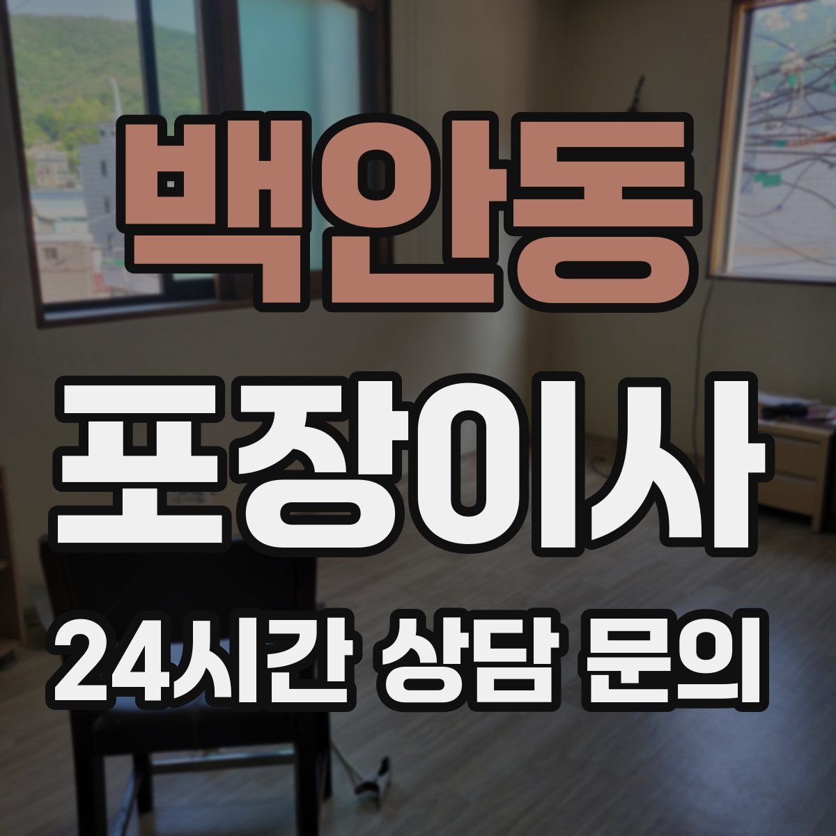 백안동 포장이사