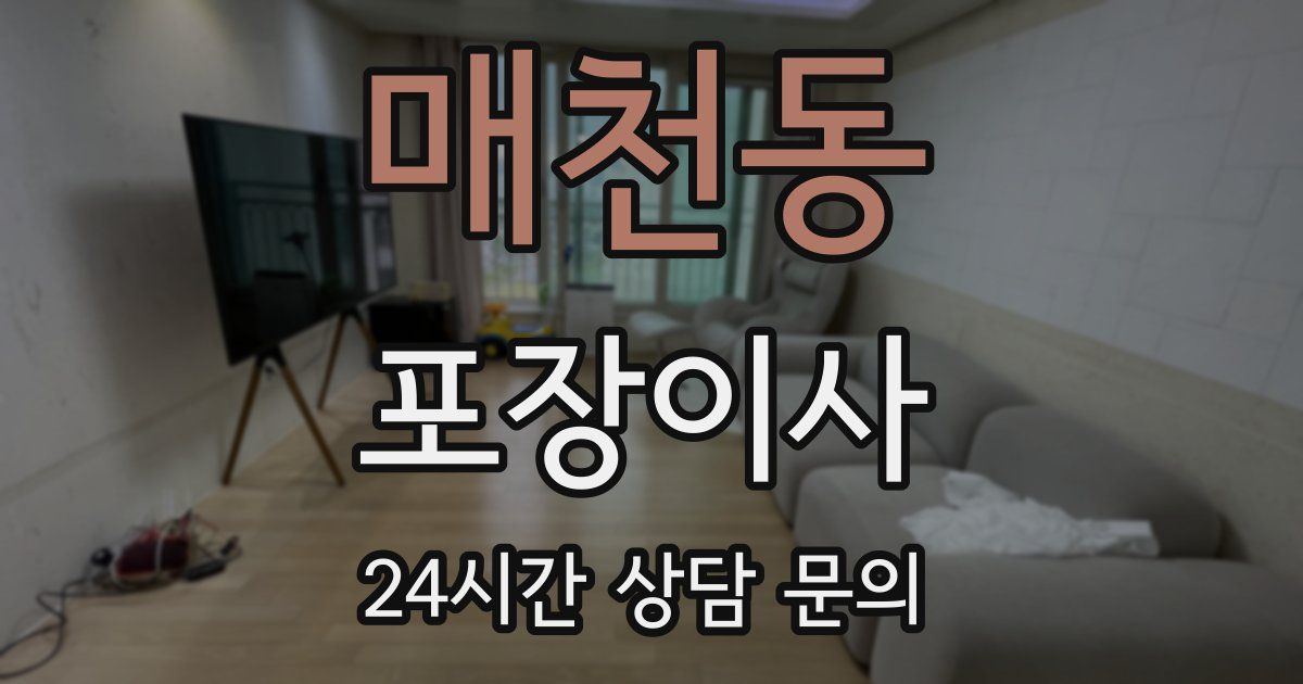 매천동 포장이사