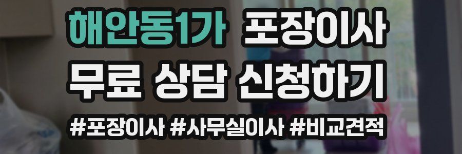 해안동1가 포장이사