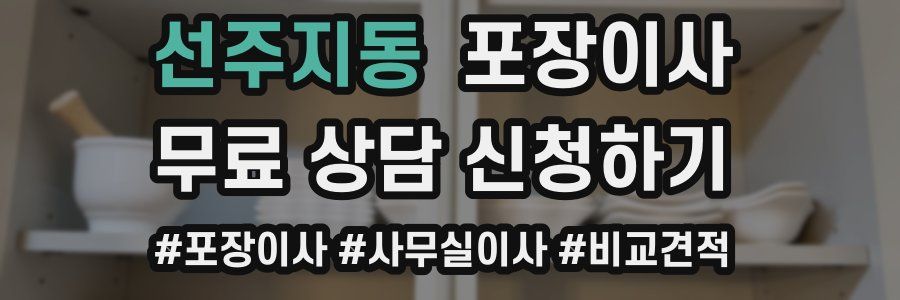 선주지동 포장이사