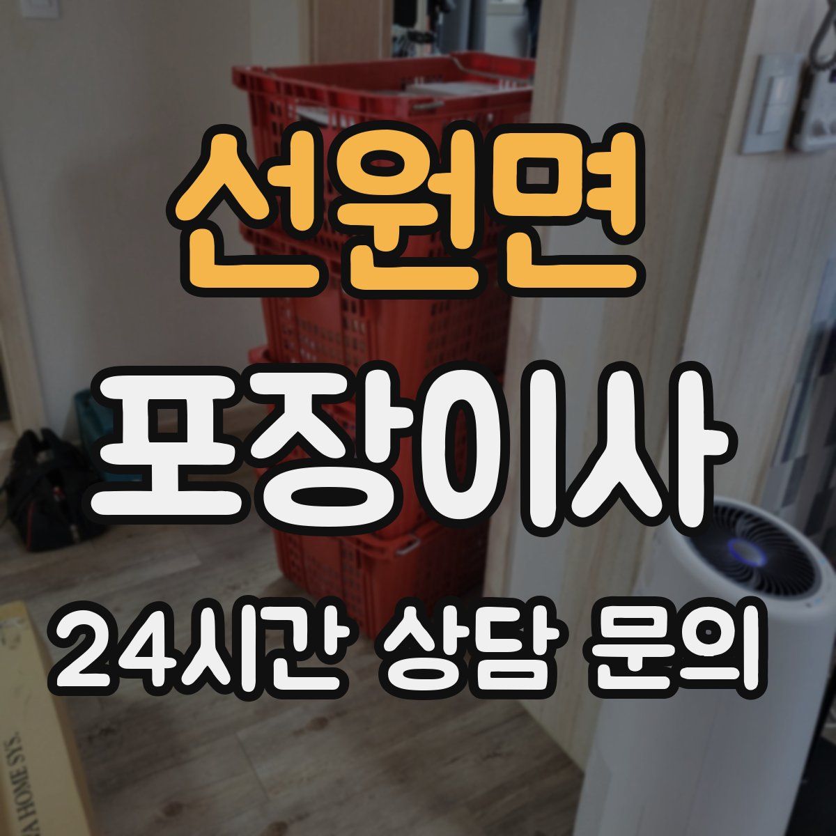 선원면 포장이사