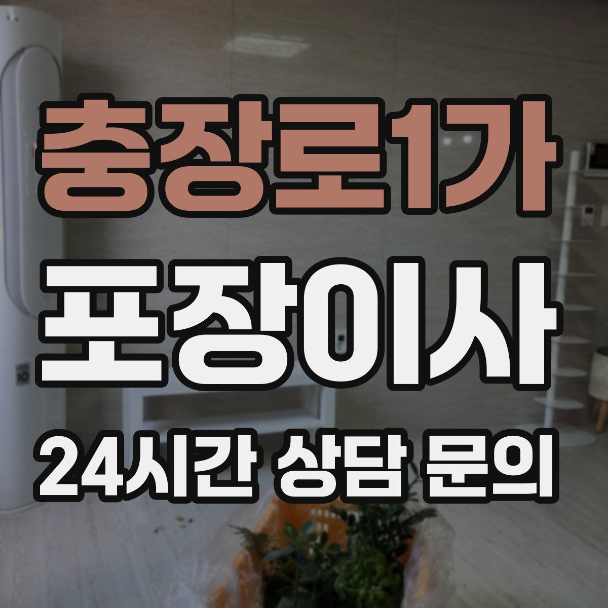 충장로1가 포장이사