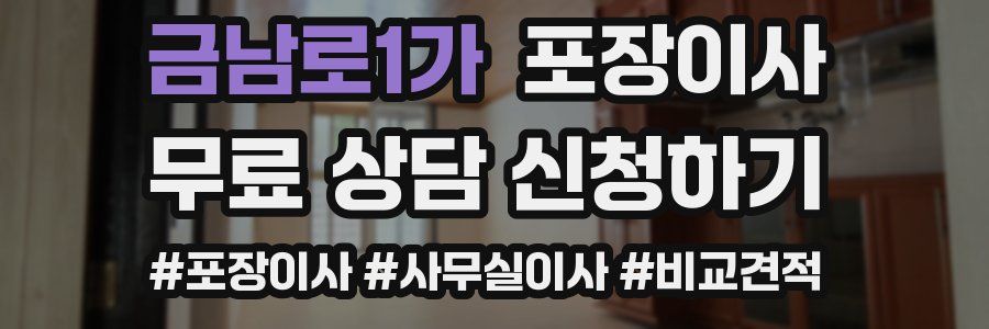 금남로1가 포장이사