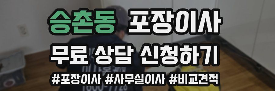 승촌동 포장이사