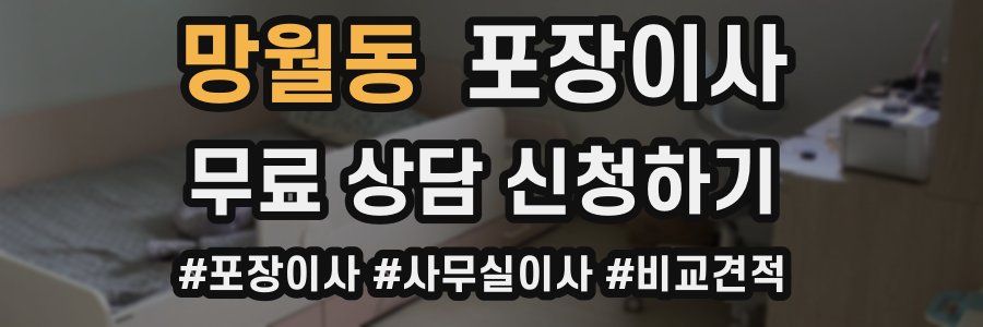 망월동 포장이사