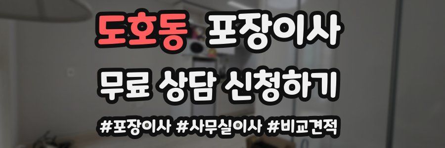 도호동 포장이사