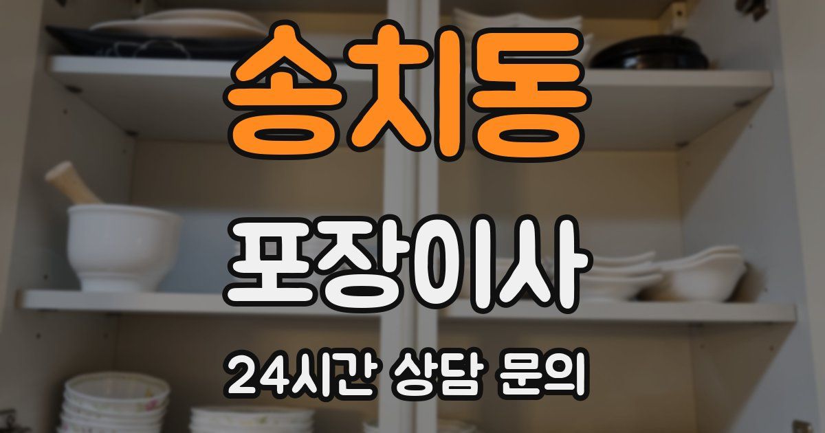 송치동 포장이사