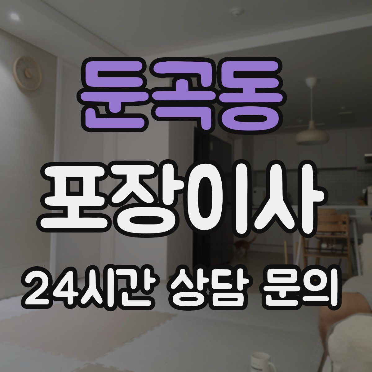 둔곡동 포장이사