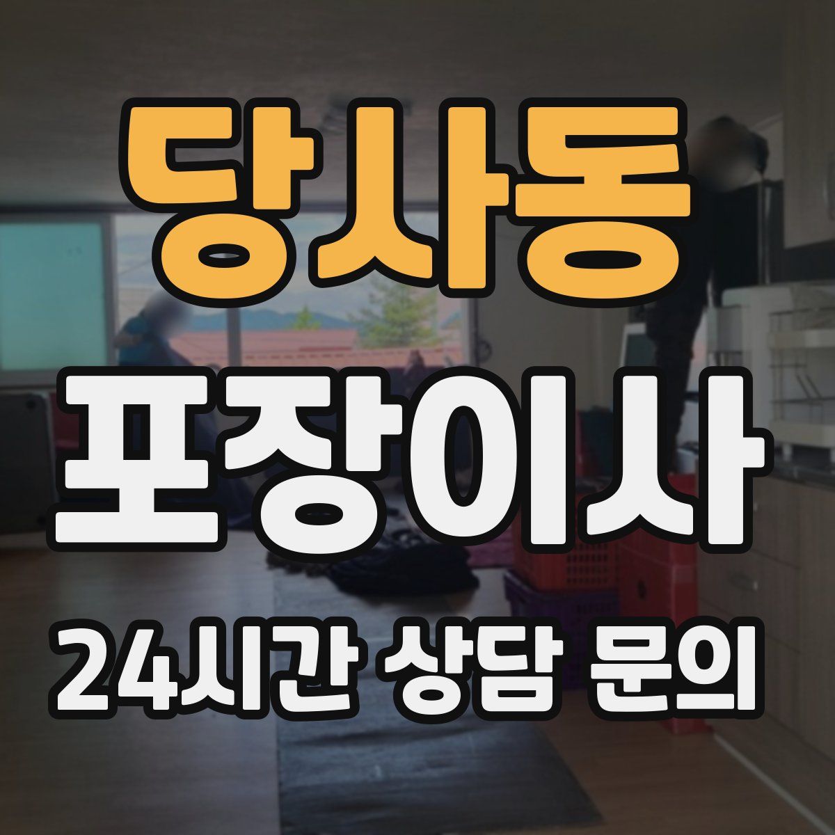 당사동 포장이사